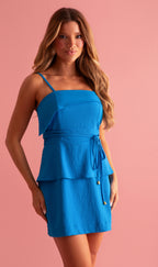 Vestido Curto Peplum Unique