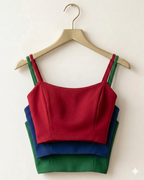 Kit 3 Croppeds Essenciais Premium - Tamanho único - Veste 36 a 40